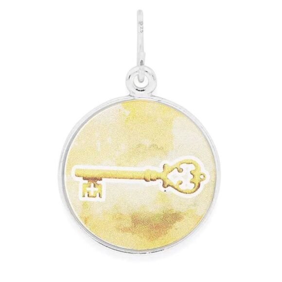 Alex and Ani 
Skeleton Key Chain Station Charm - Picture 2 of 6